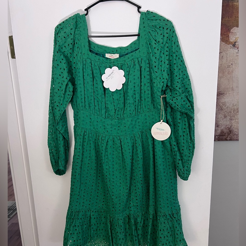 Green Party Dress